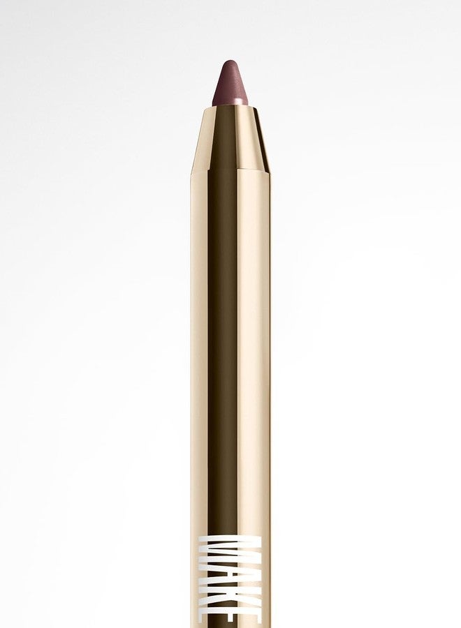 مايك محدد شفاه ميك بيوتي كونتينوم – محدد شفاه كريمي يدوم طويلاً بلمسة نهائية مخملية غير لامعة – يتضمن مبراة وفرشاة دمج مدمجتين – لون شفاه وردي ترابي غني بالأصباغ – درجة اللون: نبضة - Image 3